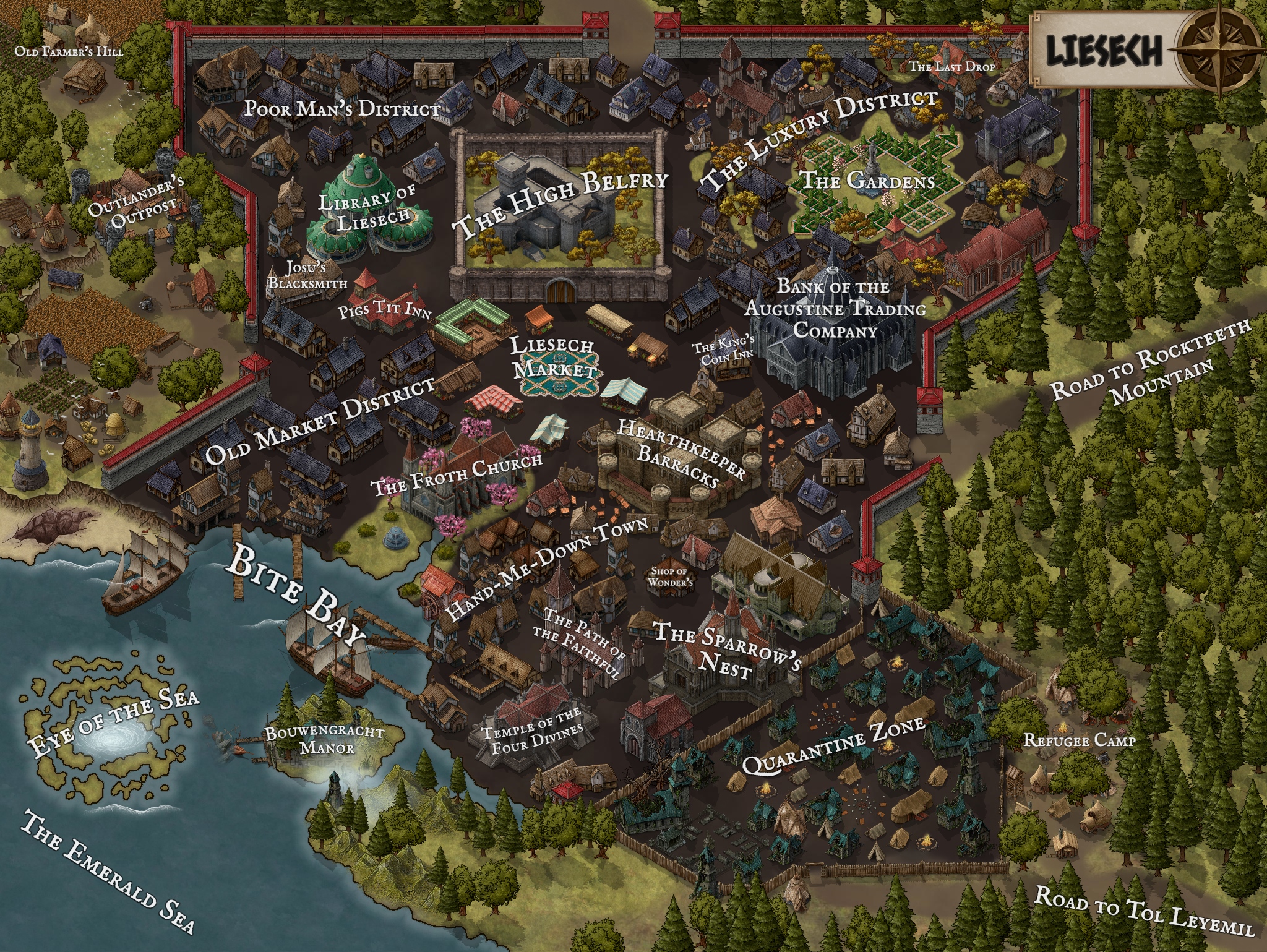 City Of Liesech In ETHARIS World Anvil 
