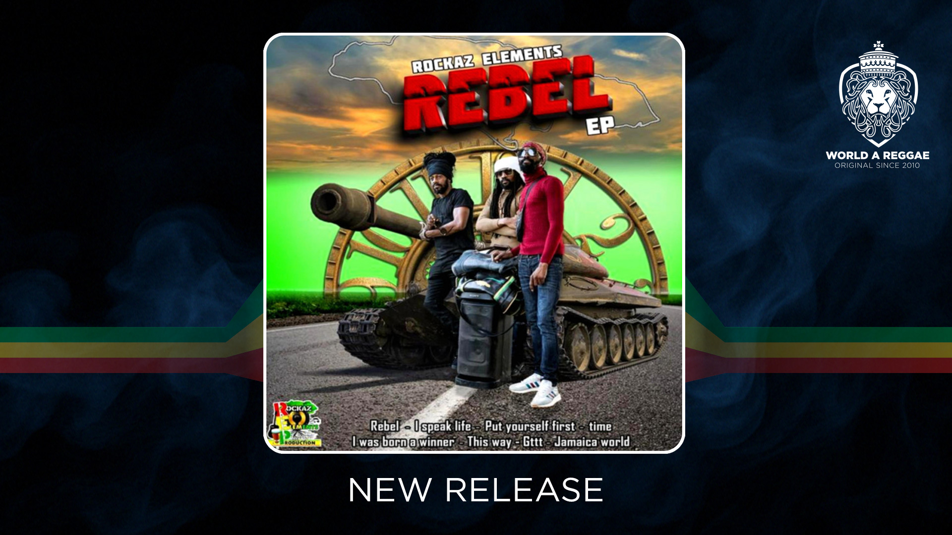 Spanish Town trio Rockaz Elements releases 