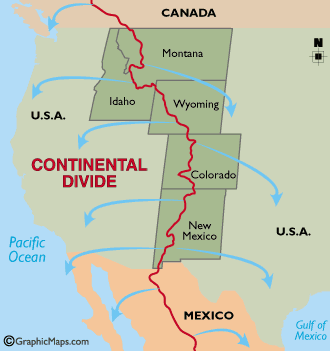 Continental Us Map Printable Contdiv 