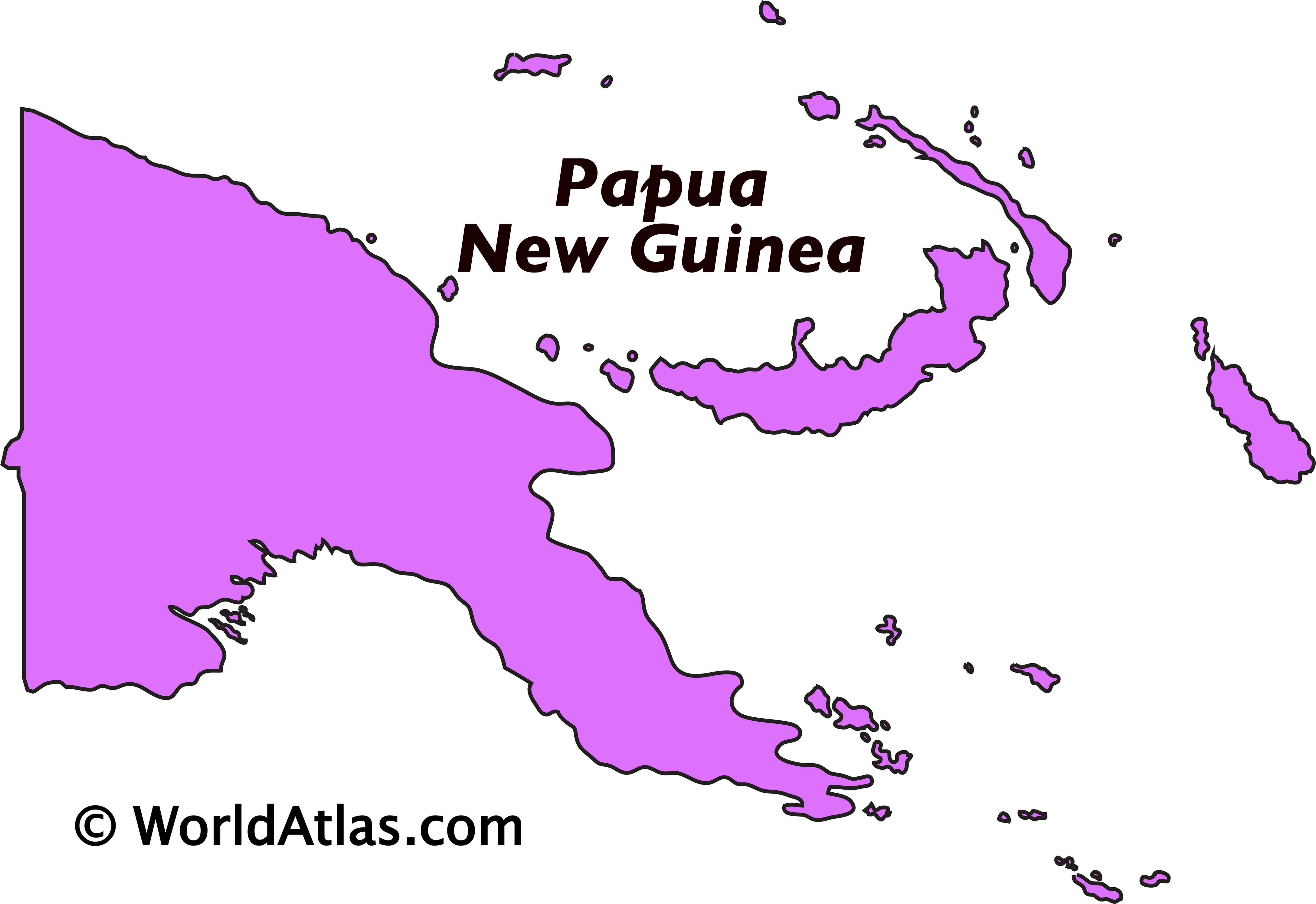 Papua New Guinea Map Pg 04 
