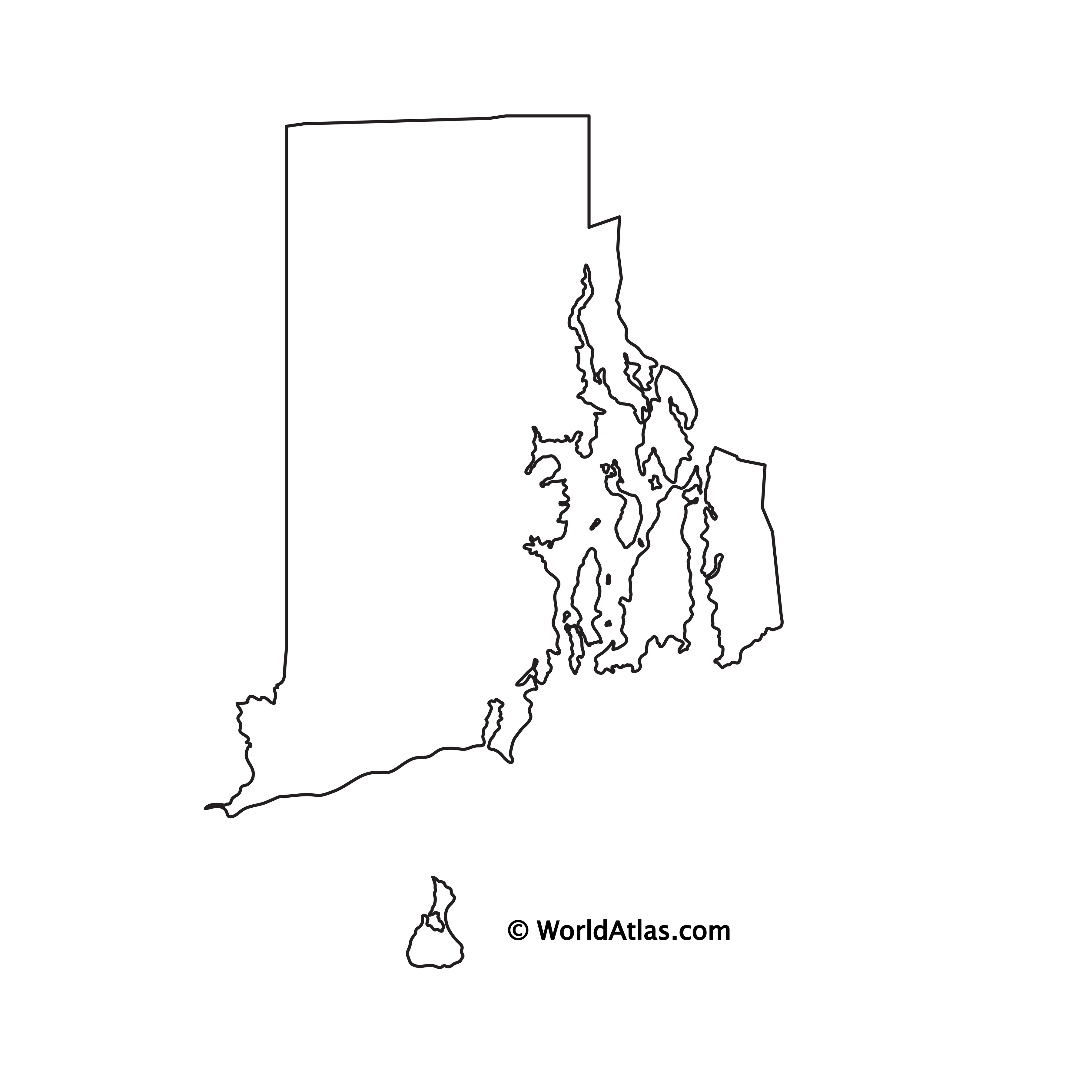Rhode Island Maps Facts World Atlas Ri.