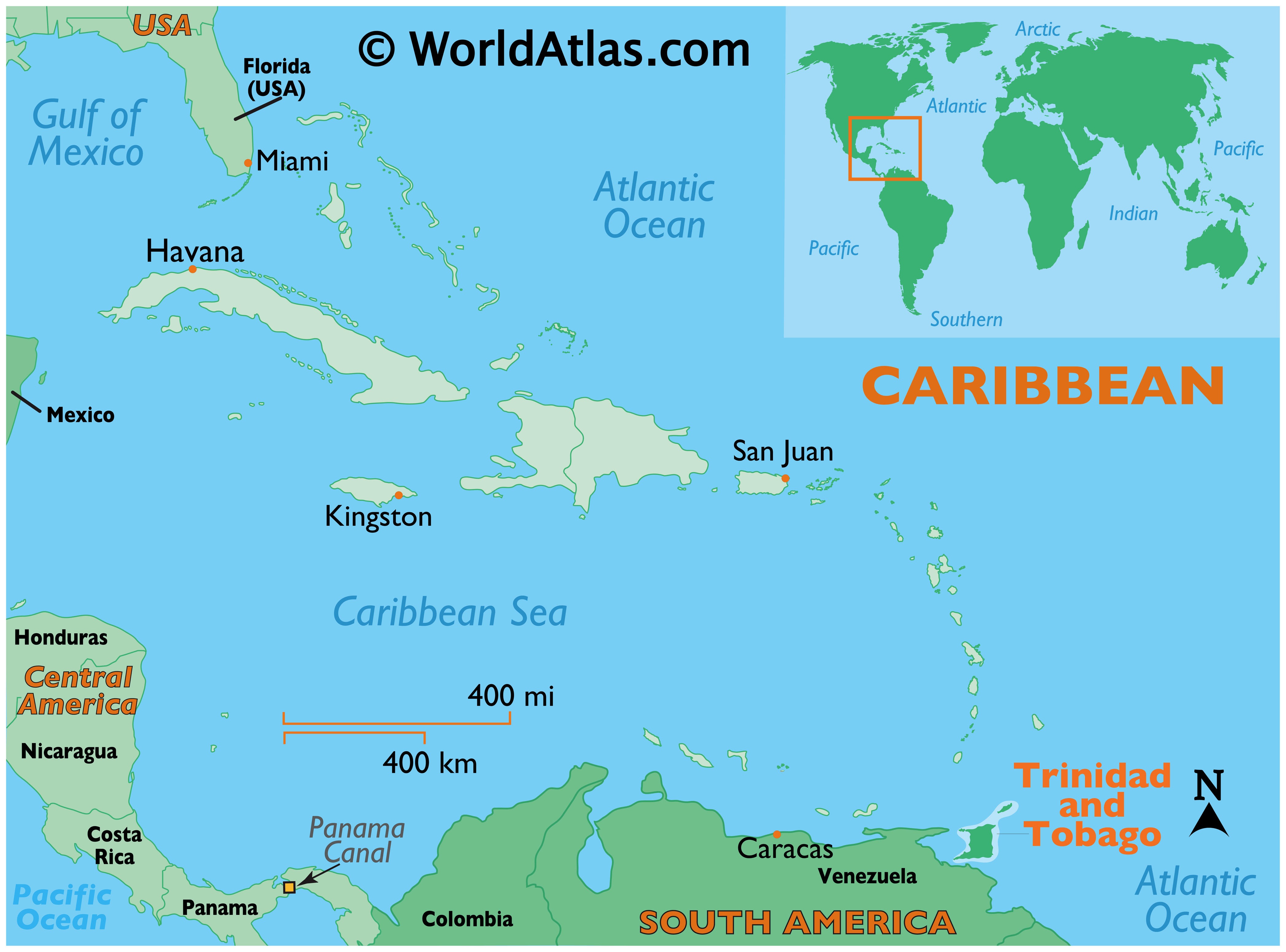 Trinidad And Tobago Maps Facts World Atlas Tt 02 