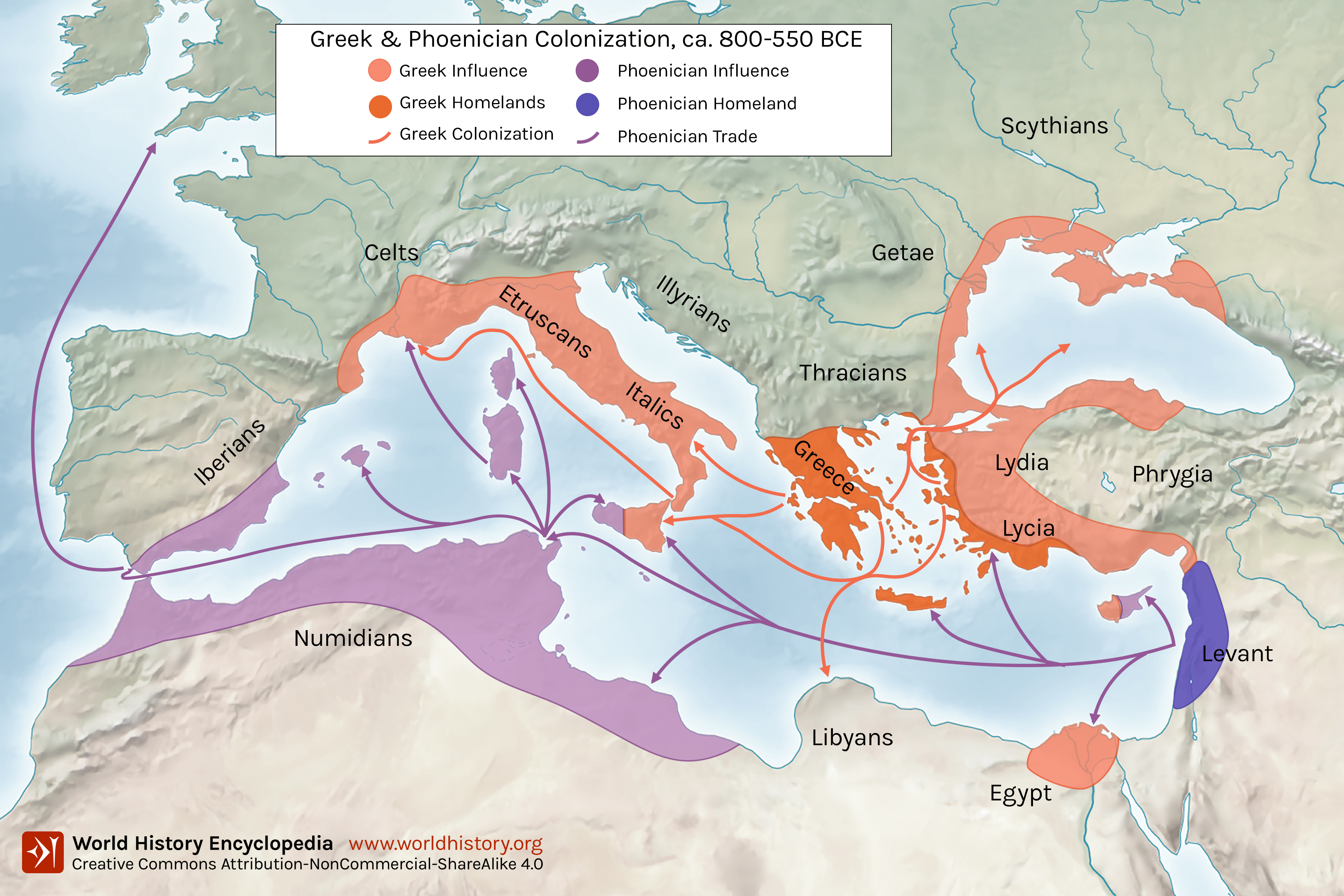 Phoenician Coast Map Phoenicia 68 
