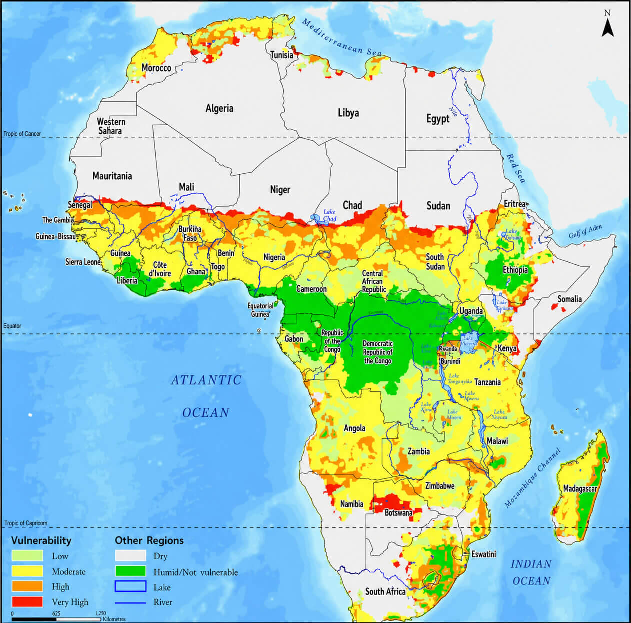 Africa Desert Map Africa Desert Map 