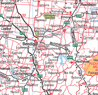 Bendigo Map Bendigo Map 