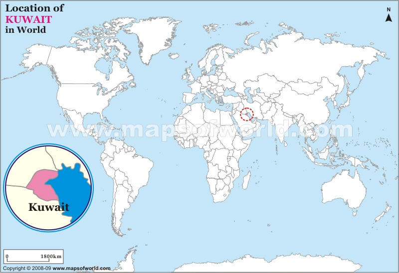 Kuwait World Map Kuwait Map World 