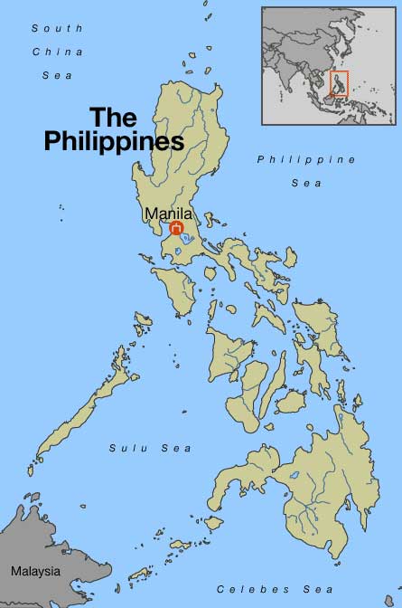 Manila Map Philippines Philippines Map Manila 