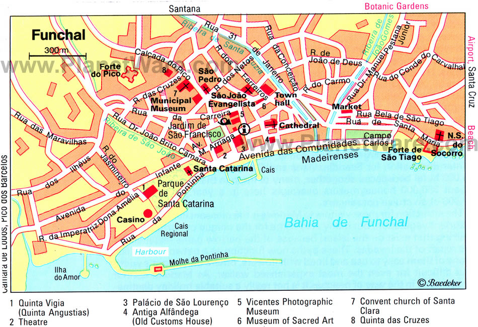 Funchal Map Funchal Map 