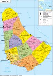 Map Of Christ Church Barbados Worldmaps Info Bb.