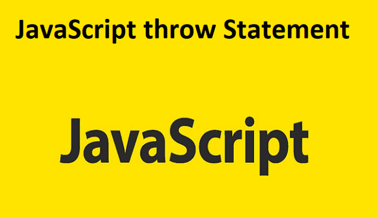 JavaScript throw Statement | Learn JavaScript