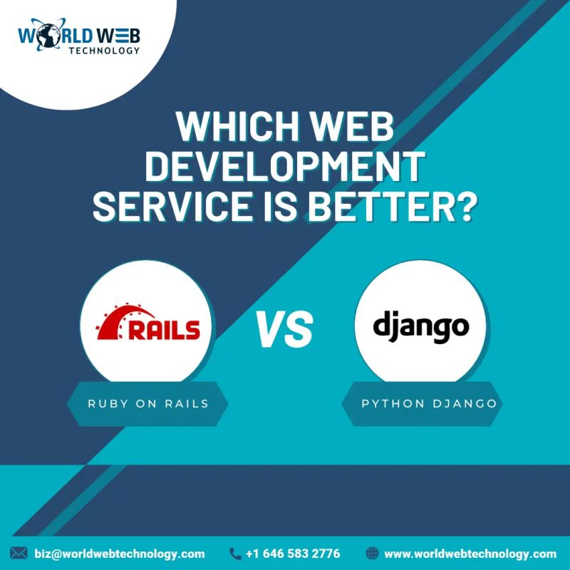 Ruby On Rails Vs Python Django Which Web Development Service Is Better - Download Incredible Gradient Design | HD