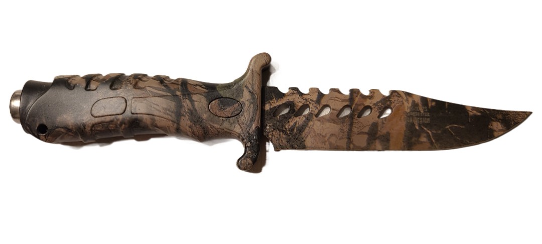 Camouflage Hunting Knife
