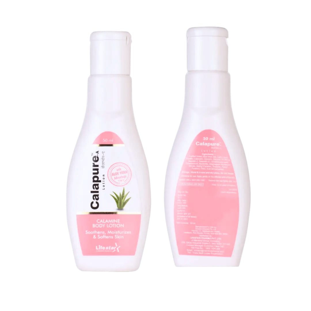 Calapure A Lotion – Soothing Antipruritic Skin Lotion with Aloe Vera & Calamine