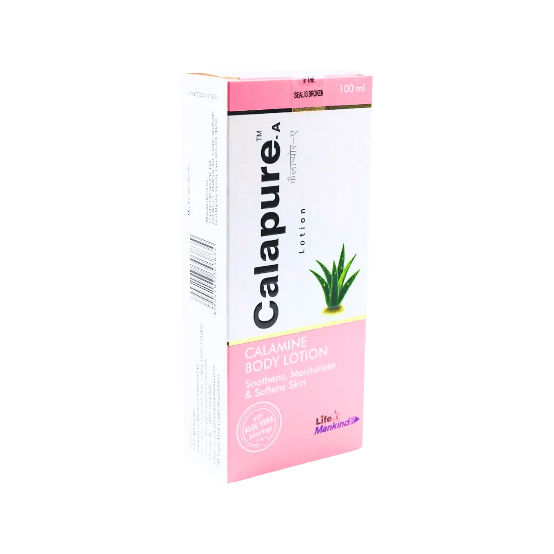 Calapure A Lotion – Soothing Antipruritic Skin Lotion with Aloe Vera & Calamine