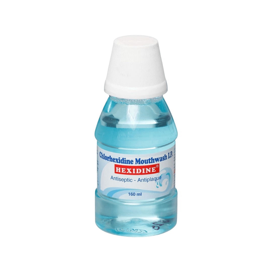Hexidine Mouth Wash (Chlorhexidine Gluconate) – Antiseptic for Gingivitis, Plaque & Oral Infections