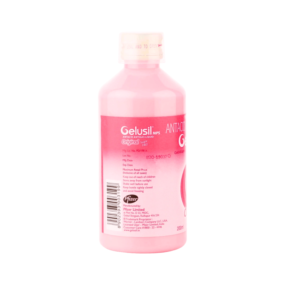 Gelusil MPS Syrup – Antacid & Gas Relief Digestive Syrup