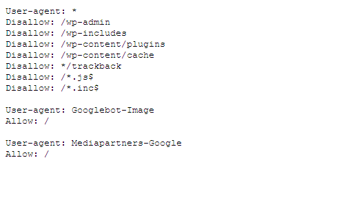 Own robots.txt that applies to wordpress is: Robots.txt pour WordPress