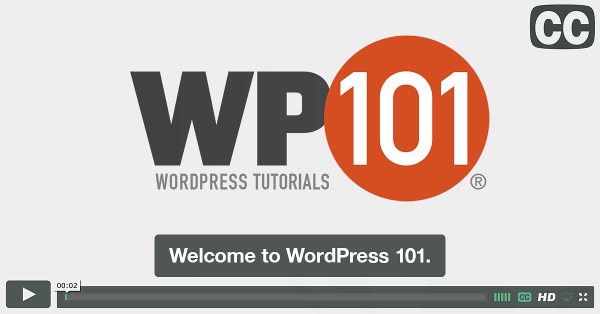 Wordpress is an excellent website platform for a. Closed Captioned WordPress 101 Tutorial Videos - WordPress 101 Tutorial Videos