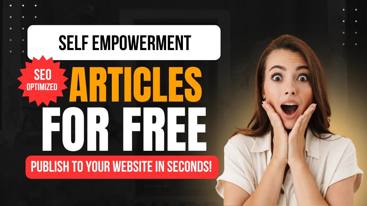 Self Empowerment PLR Articles For Free