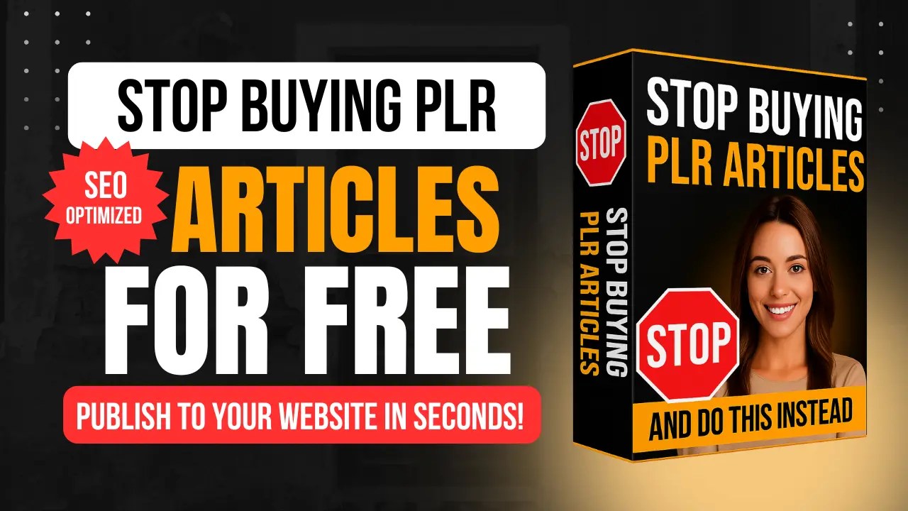 Stop buying plr articles and do this instead