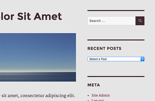 Fully automated dropdown navigation plugin for wordpress. How To Show Recent Posts As A Drop Down In Wordpress
