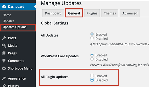 Want to disable plugin updates? How to Disable Plugin Updates in WordPress and Why You Shouldn't