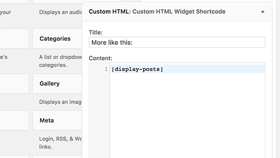 Make sure that you paste the widget's code as html. How To Use Shortcodes In Your Wordpress Sidebar Widgets
