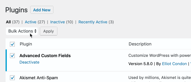 How to Easily Deactivate WordPress Plugins (Beginner's Guide) (4) How to Easily Deactivate WordPress Plugins (Beginner's Guide) (4)