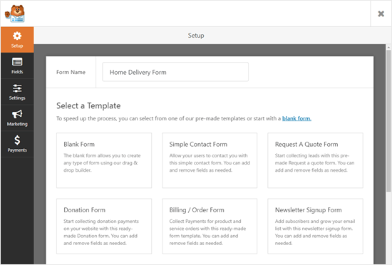 Access the forminator dashboard · step 3: How To Create An Online Order Form In Wordpress With Template