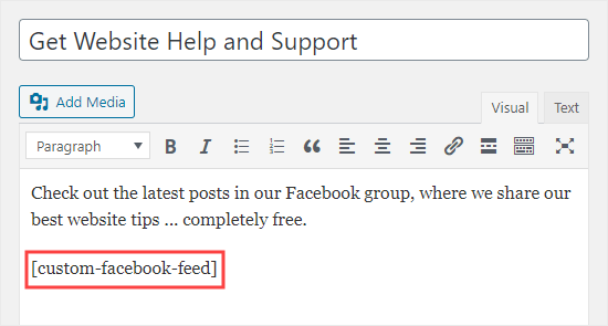 Although, this is dangerous because a single typo can render you. How to Embed a Facebook Group Feed in WordPress