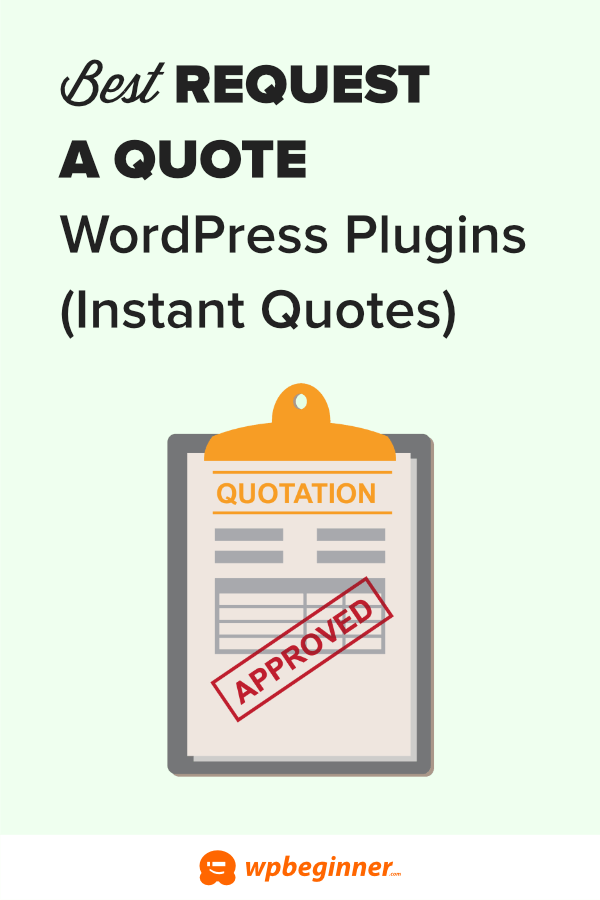 With a pullquote, you also have a . 5 Best WordPress Request a Quote Plugins (Instant Quotes)