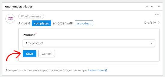 All products trigger All products trigger