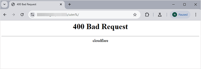 400 bad request generic error 400 bad request generic error