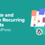 How To Create And Show Recurring Events In WordPress (Easy Way)