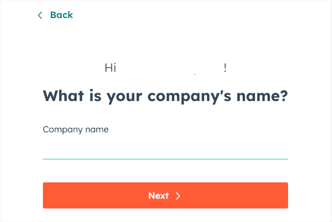 Adding company name Adding company name