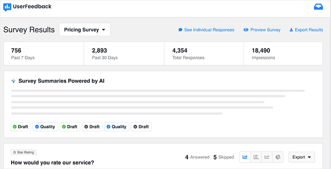 AI survey summaries AI survey summaries