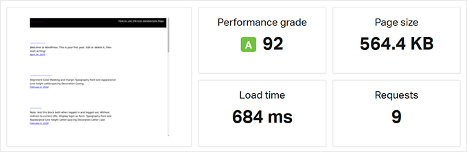 AWS speed test result AWS speed test result
