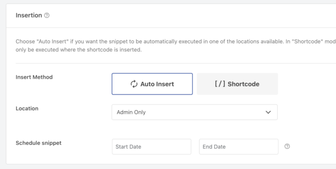 Auto insert snippet based on where it is needed Auto insert snippet based on where it is needed