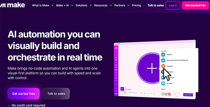 Make.com website Make.com website