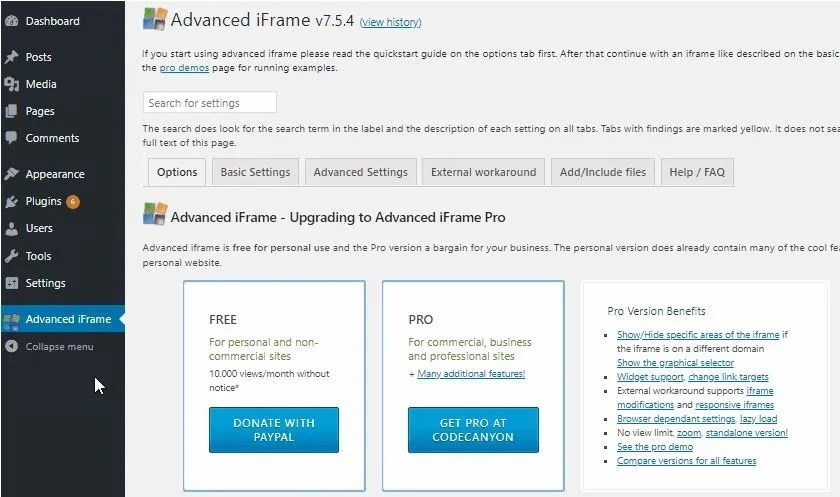 Hide areas of the layout to give the iframe more space (see screenshot); What is iFrame? How to Embed iFrame in Wordpress?