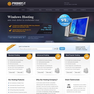 Wordpress hosting is hosting that has been optimised to meet wordpress' performance and security needs. Pro Host Hosting Website WordPress Theme