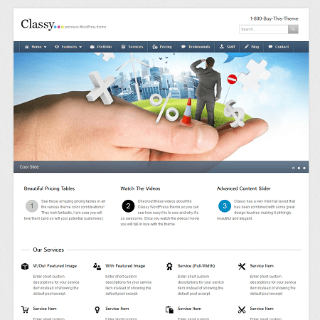 Going your own way gives you the power and freedom to create the site you want, but it means it'l. Classy Premium Business Wordpress Theme