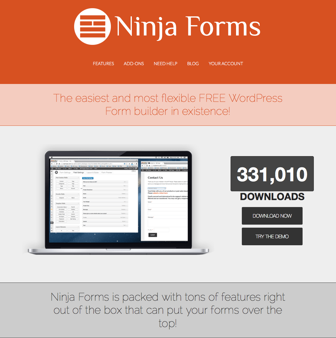 Create your first form in a single click. Ninja Forms WordPress Plugin - WPExplorer