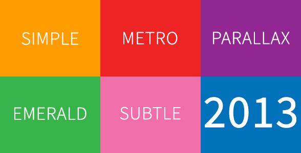 2013 Design 2013 Design Trends for WordPress Themes from WPexplorer.com | A WP blog ...