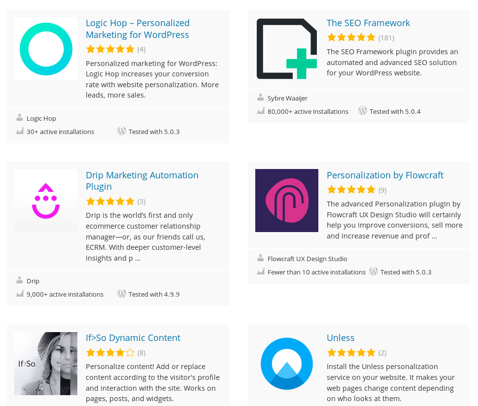 Control who can edit, publish or approve content; 5 Wordpress Personalization Plugins Worth A Closer Look Wpquasar