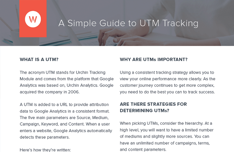 Guide To UTM Tracking | Wpromote