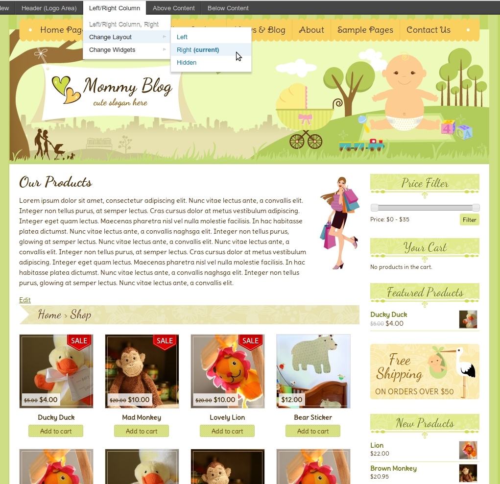 It has html5 and css3 markup, optimizations for search engines and ad earnings, and a beautiful . Mommy Blog WordPress Themes - Templates for Mom Blogs