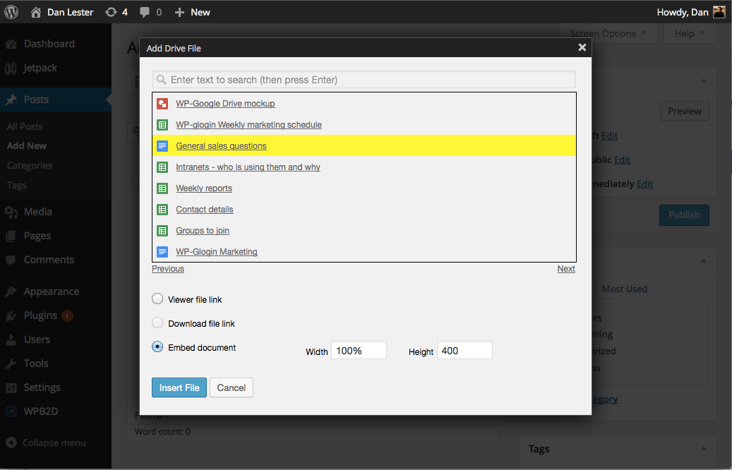 Creating and managing websites is very simple and easy nowadays, with many online services that let you create websites quickly. 7 Awesome Google Drive WordPress Plugins - WP Solver