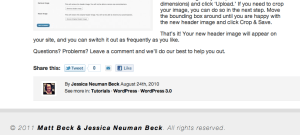 A list of posts with no navigation at the bottom