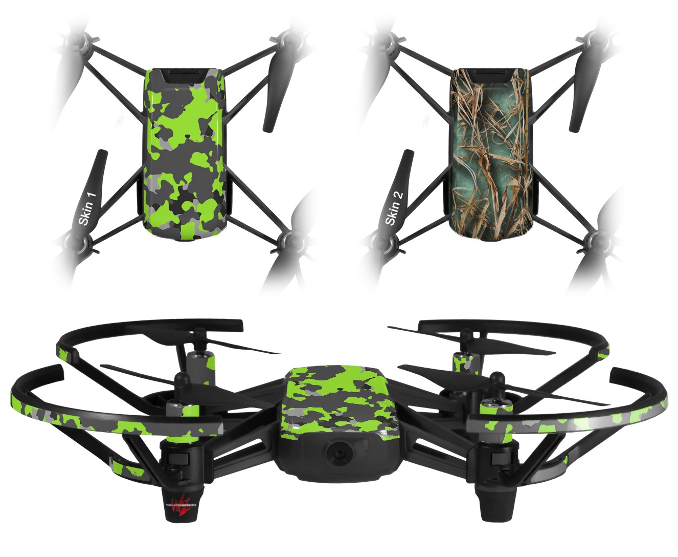 Built in partnership with ryze tech, the dji tello quadcopter is designed to be a cute, fun, and educational quadcopter drone. DJI Ryze Tello Drone Skins WraptorCamo Old School